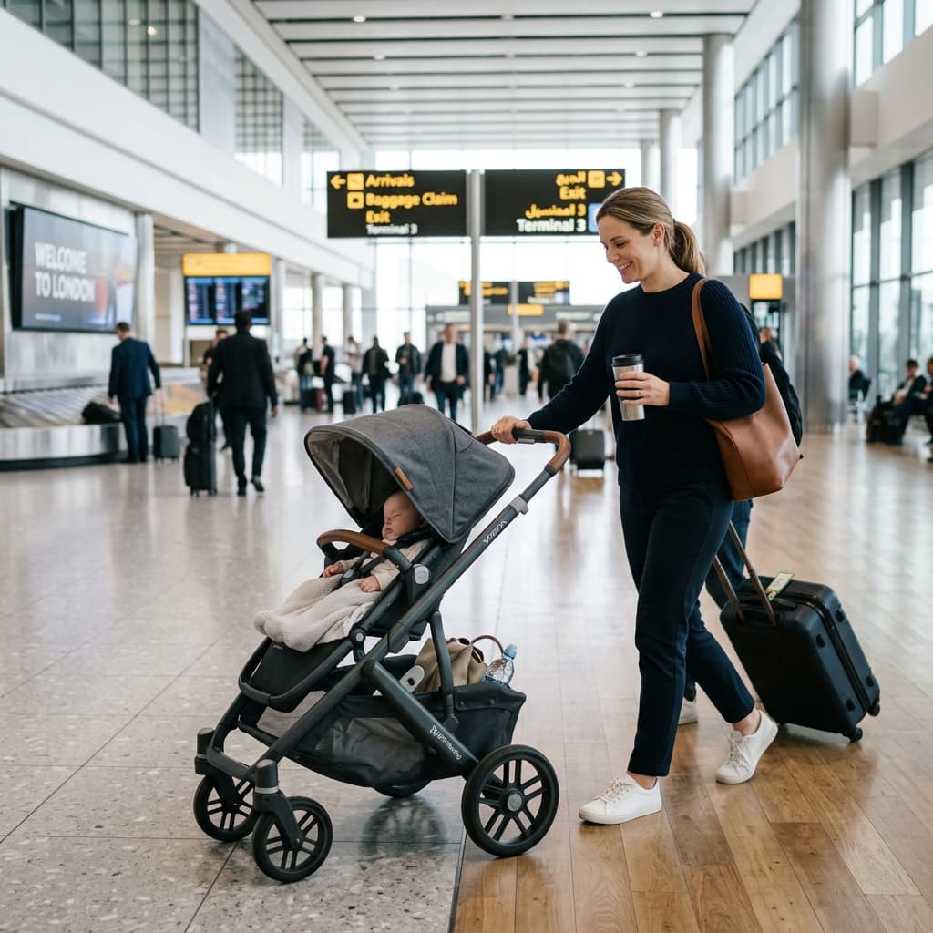 Baby gear rental near Delhi Airport for parents traveling with infants