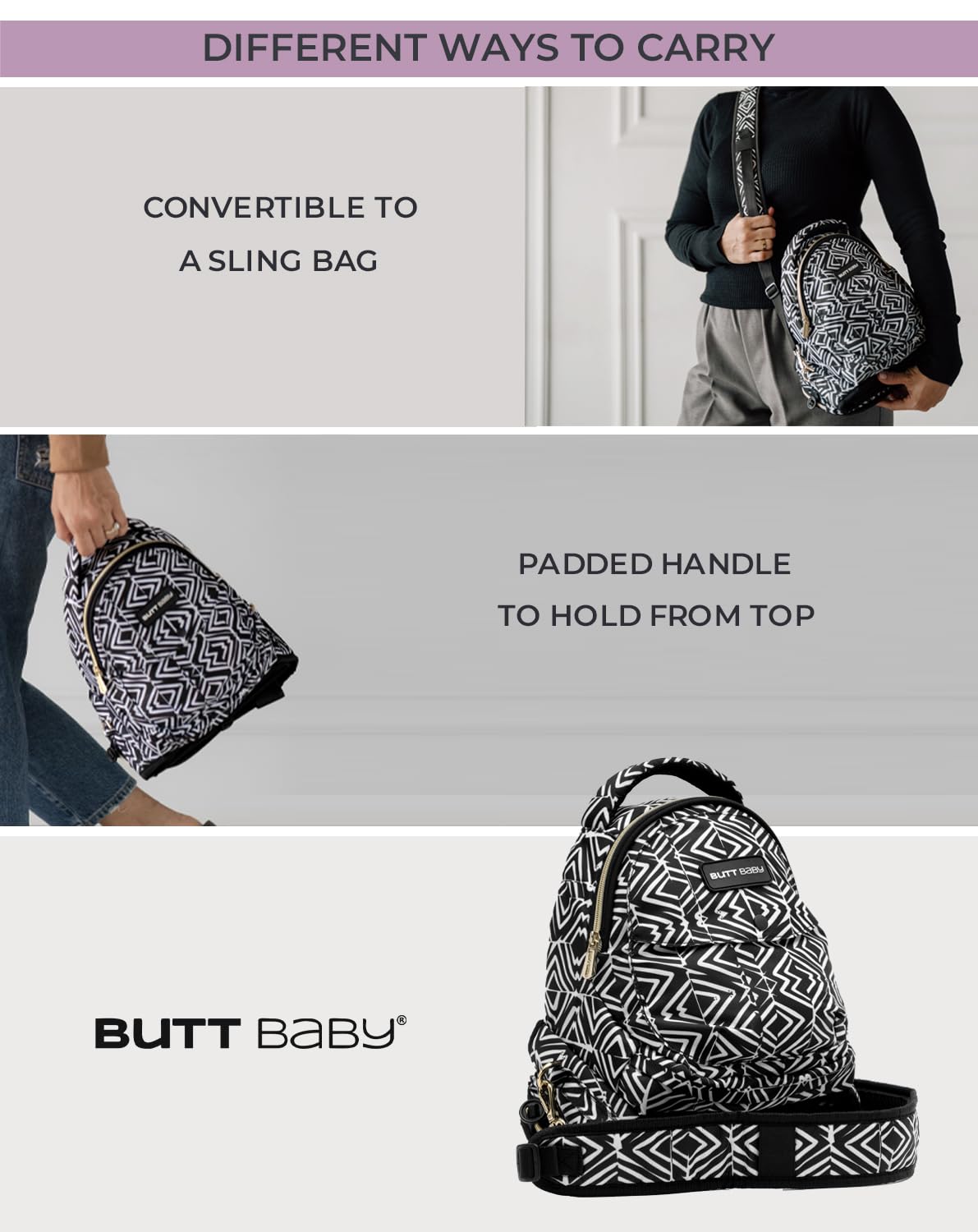 Butt Baby Ergonomic Hip & Waist Seat Carrier view 3