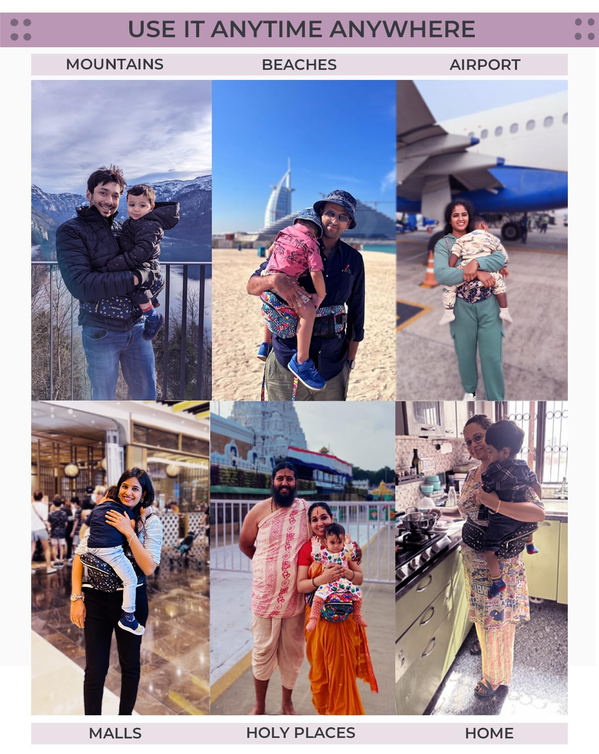 Butt Baby Ergonomic Hip & Waist Seat Carrier view 6