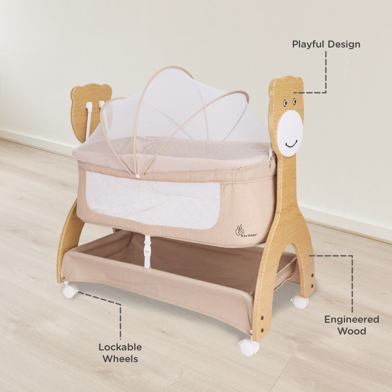 Wooden Rocking Cradle (Jhula) view 5