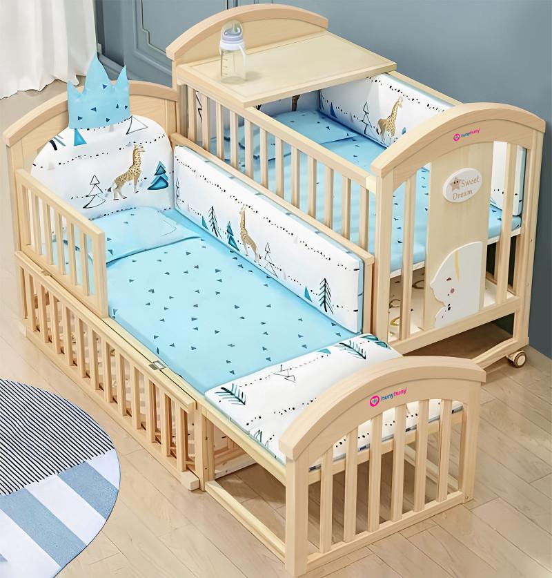 Wooden Sleeping Cot (0-4 Years) view 5