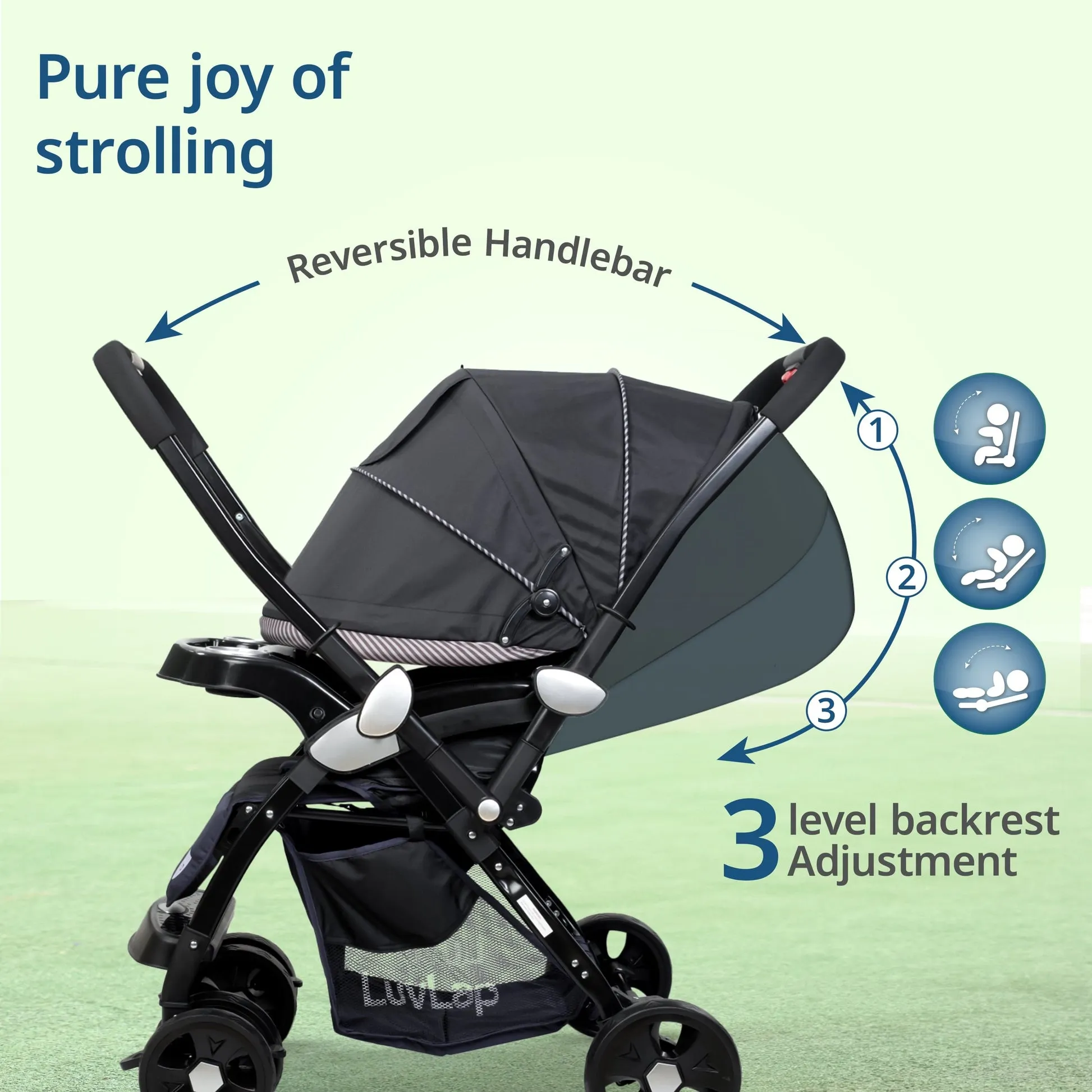 Reversible Handle Stroller (0-3 Years) view 3