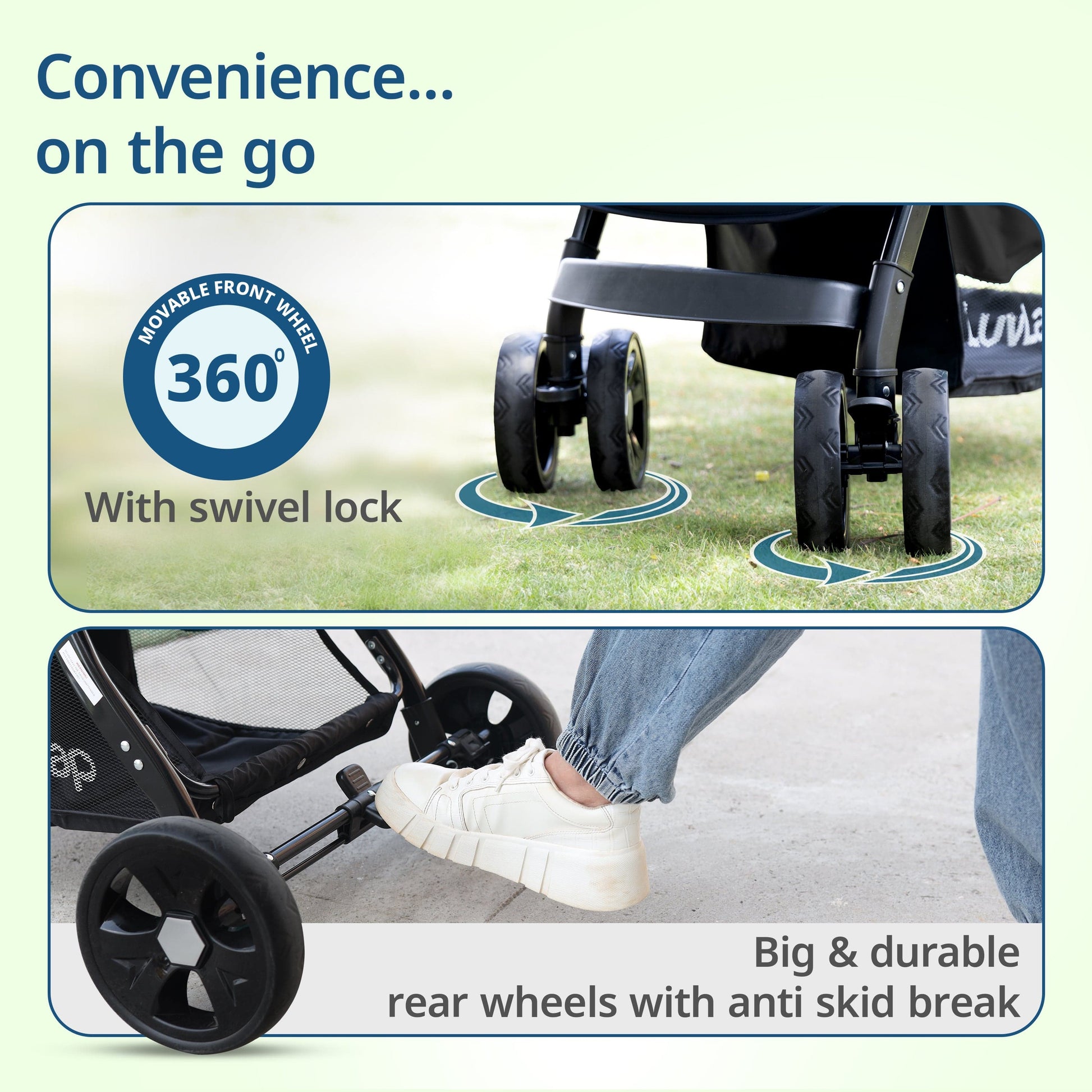 LuvLap Galaxy / Babyhug Affection Stroller view 5