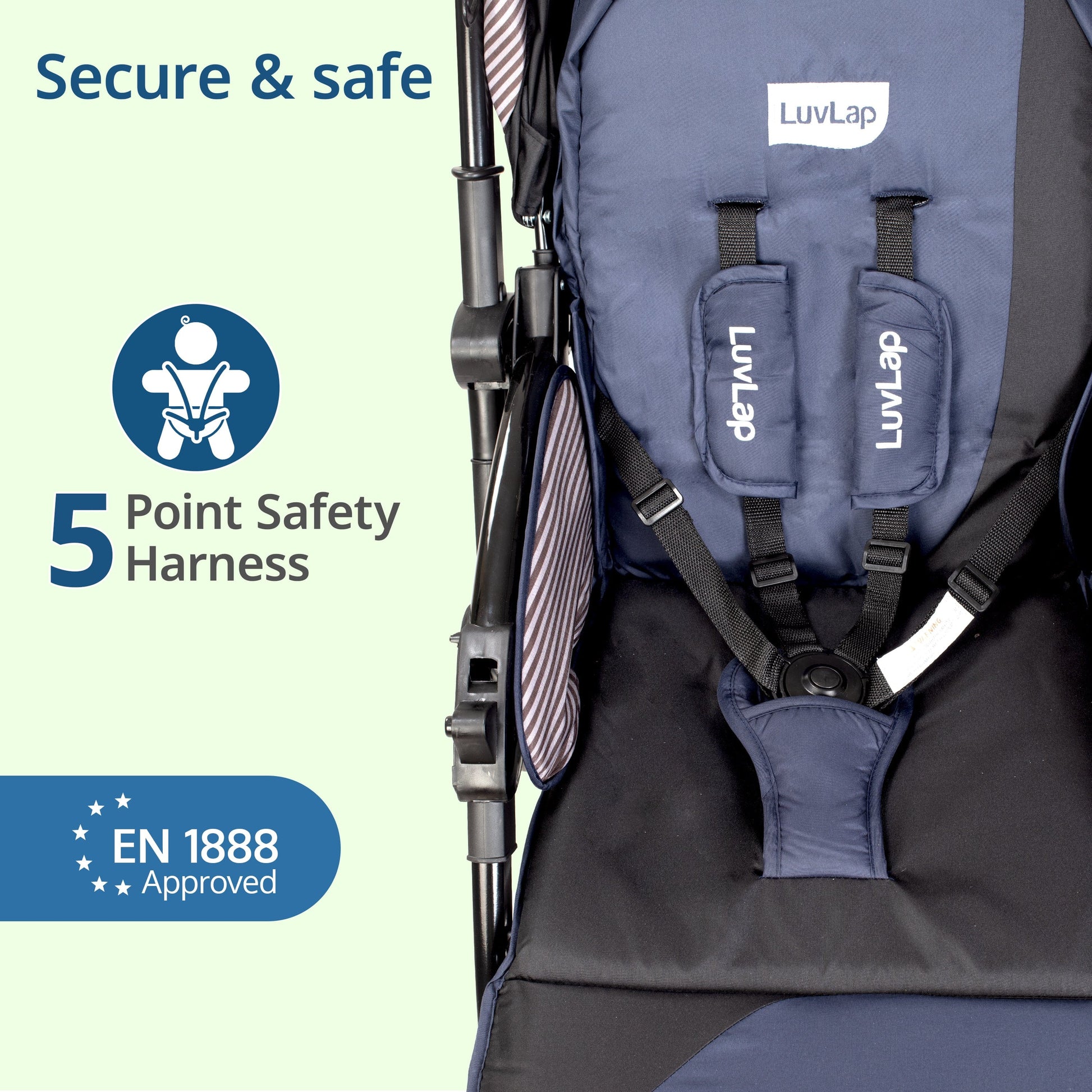 LuvLap Galaxy / Babyhug Affection Stroller view 6